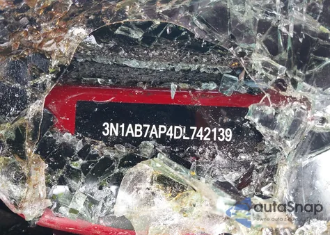 2013 Nissan Sentra Sv z USA, uszkodzony, nr VIN 3N1AB7AP4DL742139